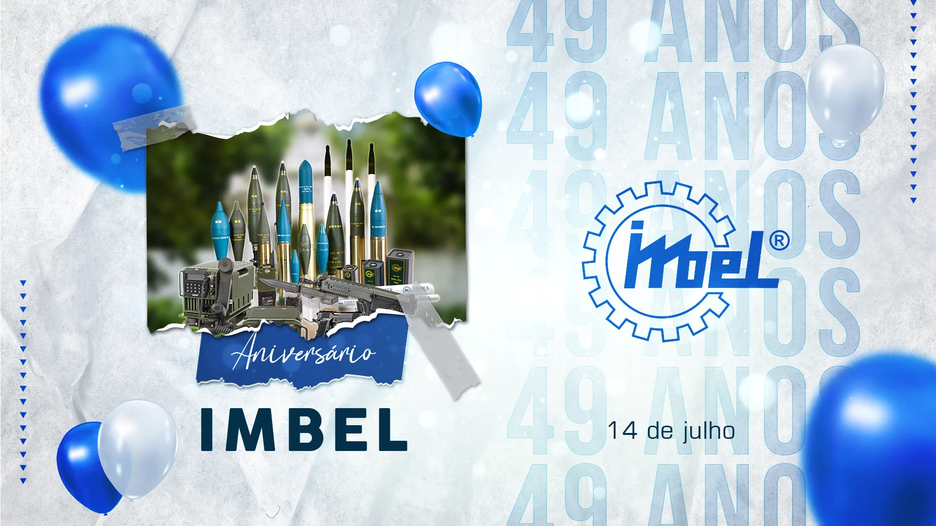 IMBEL completa 49 anos