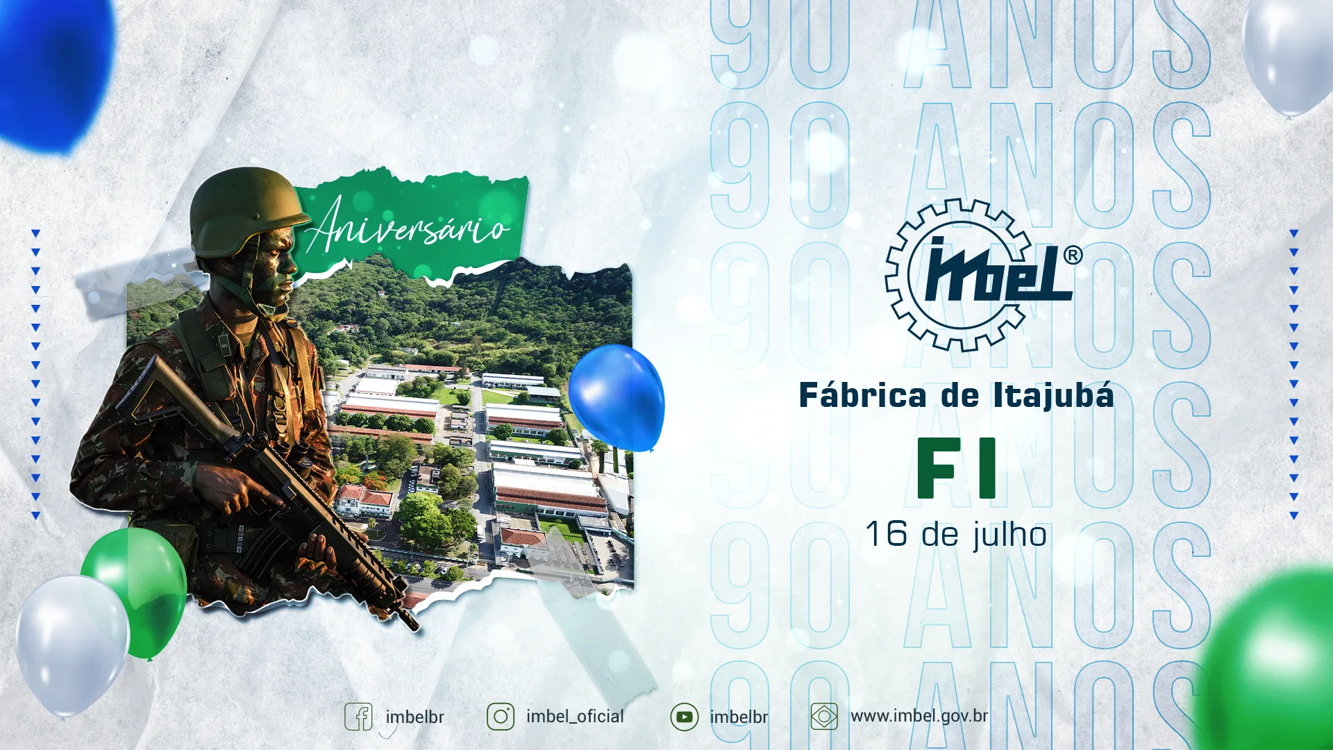 a Fábrica de Itajubá comemora 90 anos