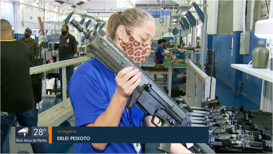 Fábrica de Itajubá é objeto de matéria jornalística televisiva sobre arranjo produtivo local de Asas Rotativas e de Defesa