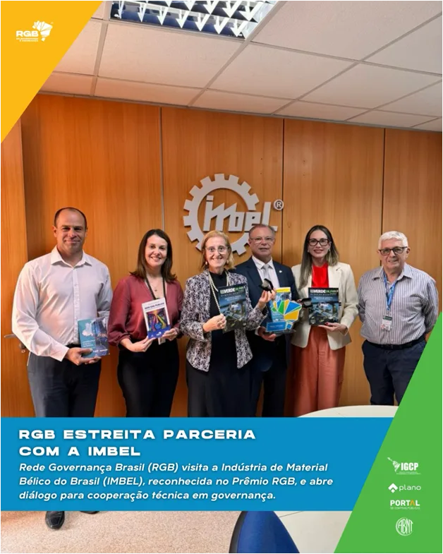 IMBEL e RGB fortalecem parceria em prol da governança pública