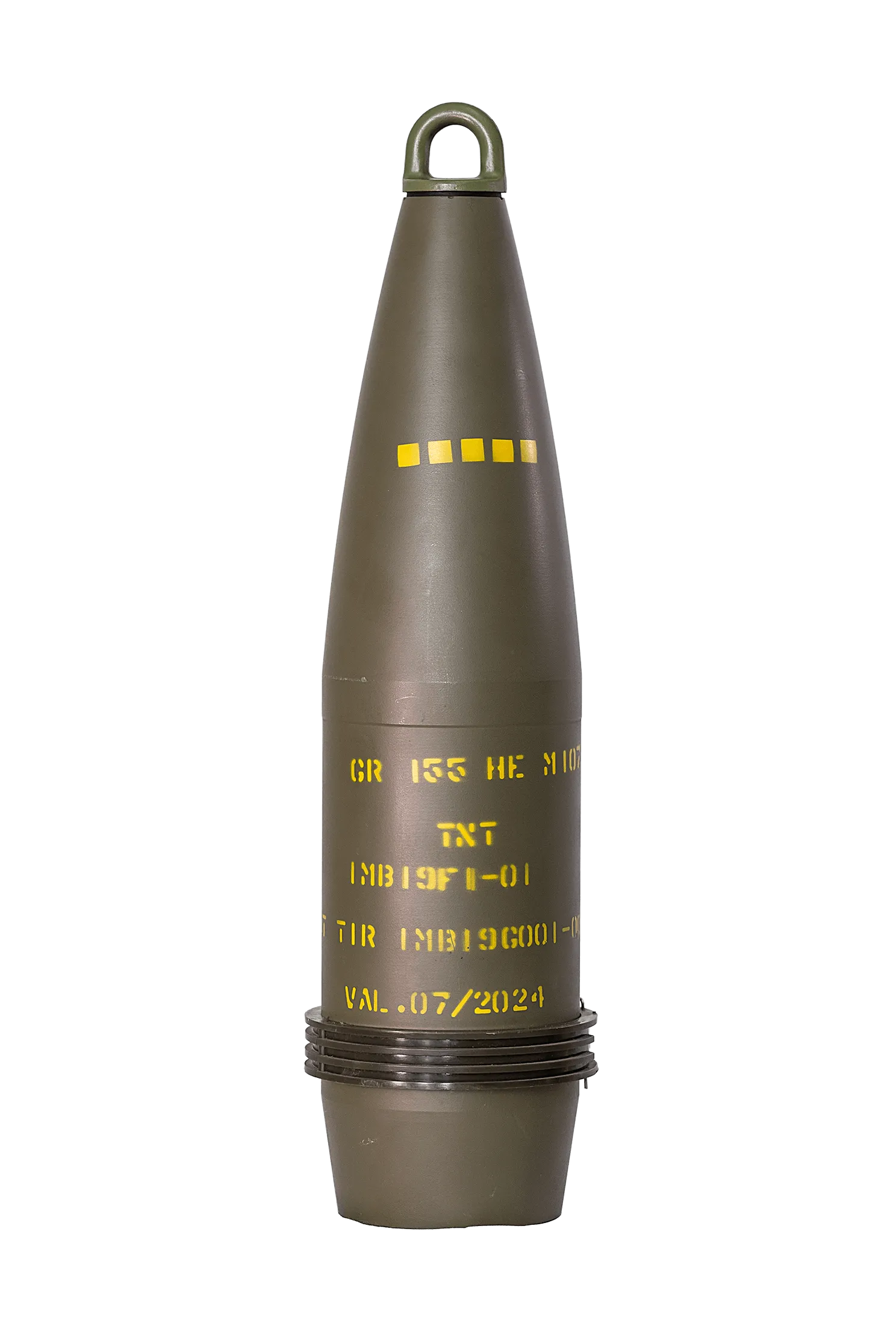 Tiro 155mm AE M107 — vista principal